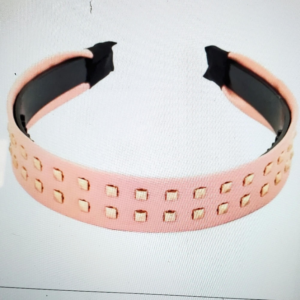 ValMarie Pink and Gold Studded Headband